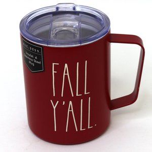 Rae Dunn Fall Y’all 12oz Stainless Steel Mug Farmhouse